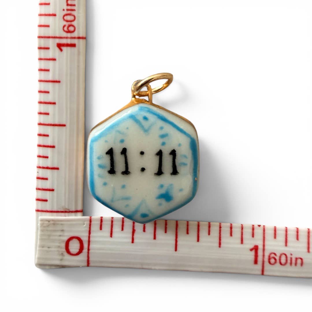 11:11 Hexagon Charm 