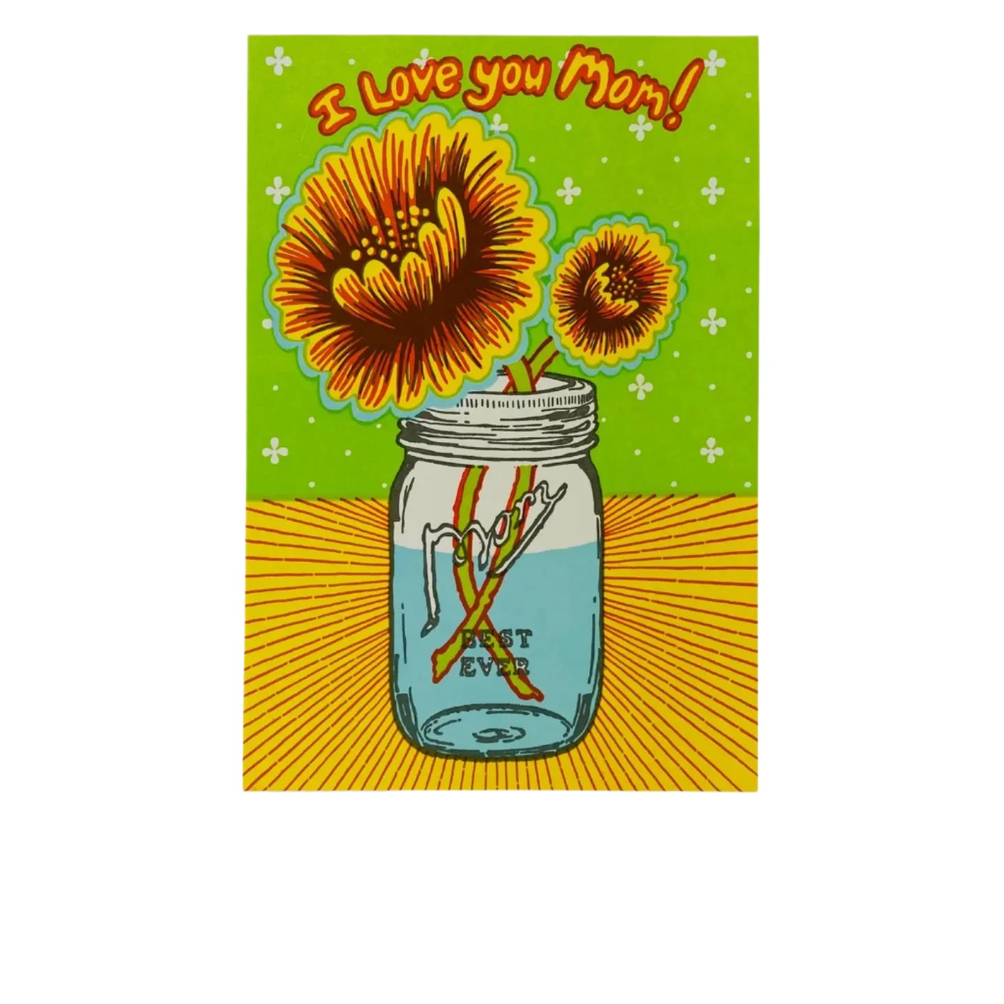 I Love You Mom Card