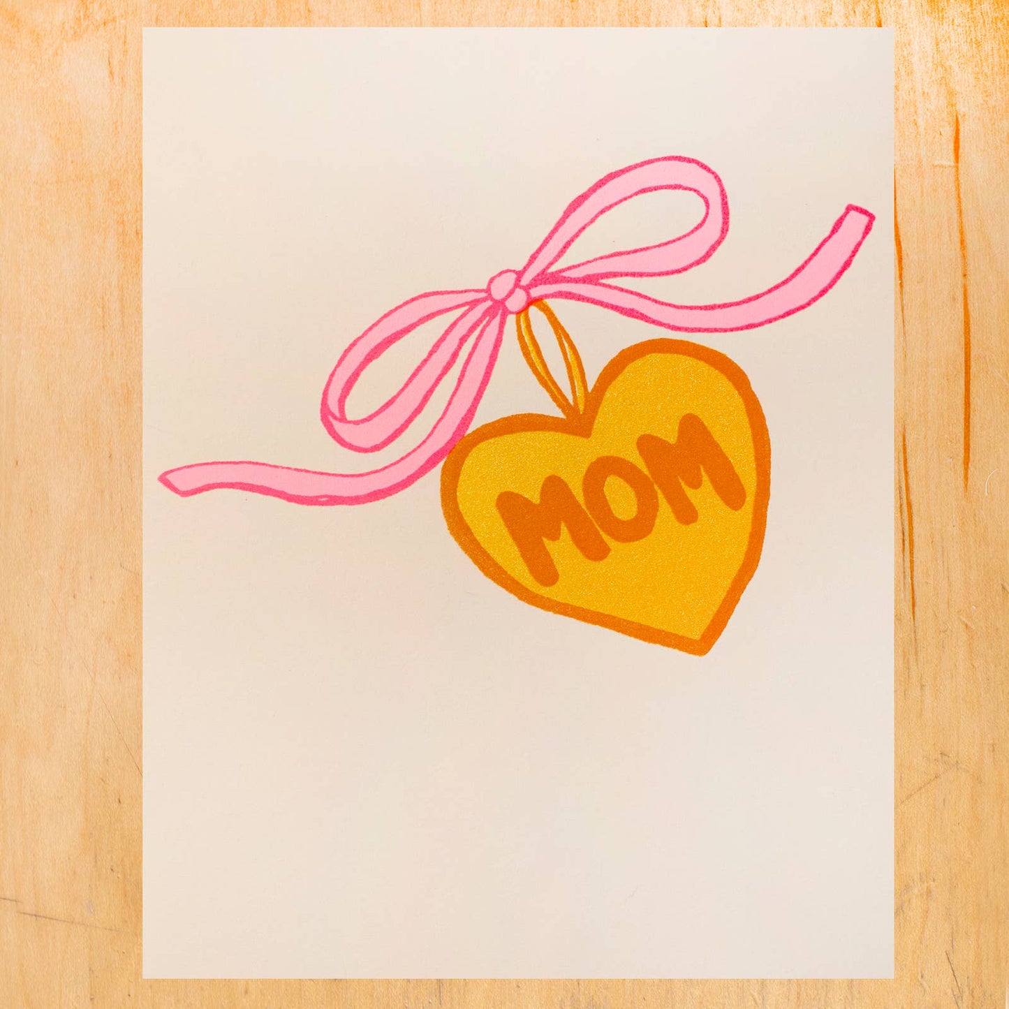 MOM CHARM GREETING CARD