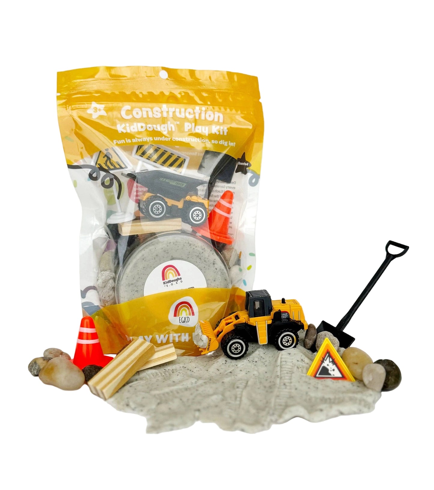 Construction KidDough Play Kit
