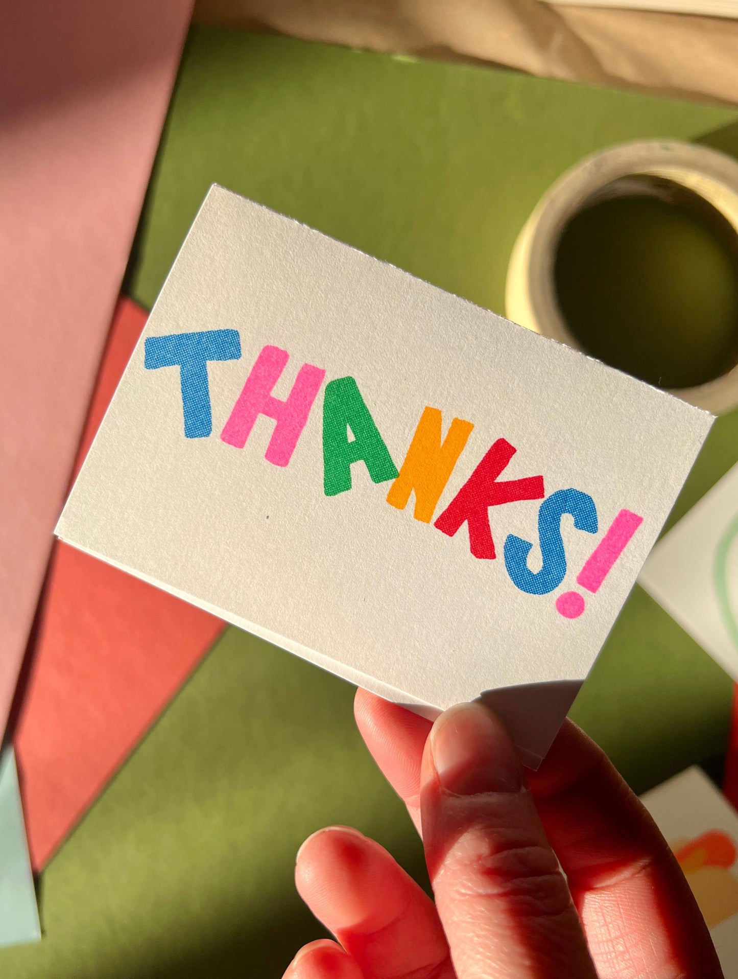 THANKS GREETING CARD