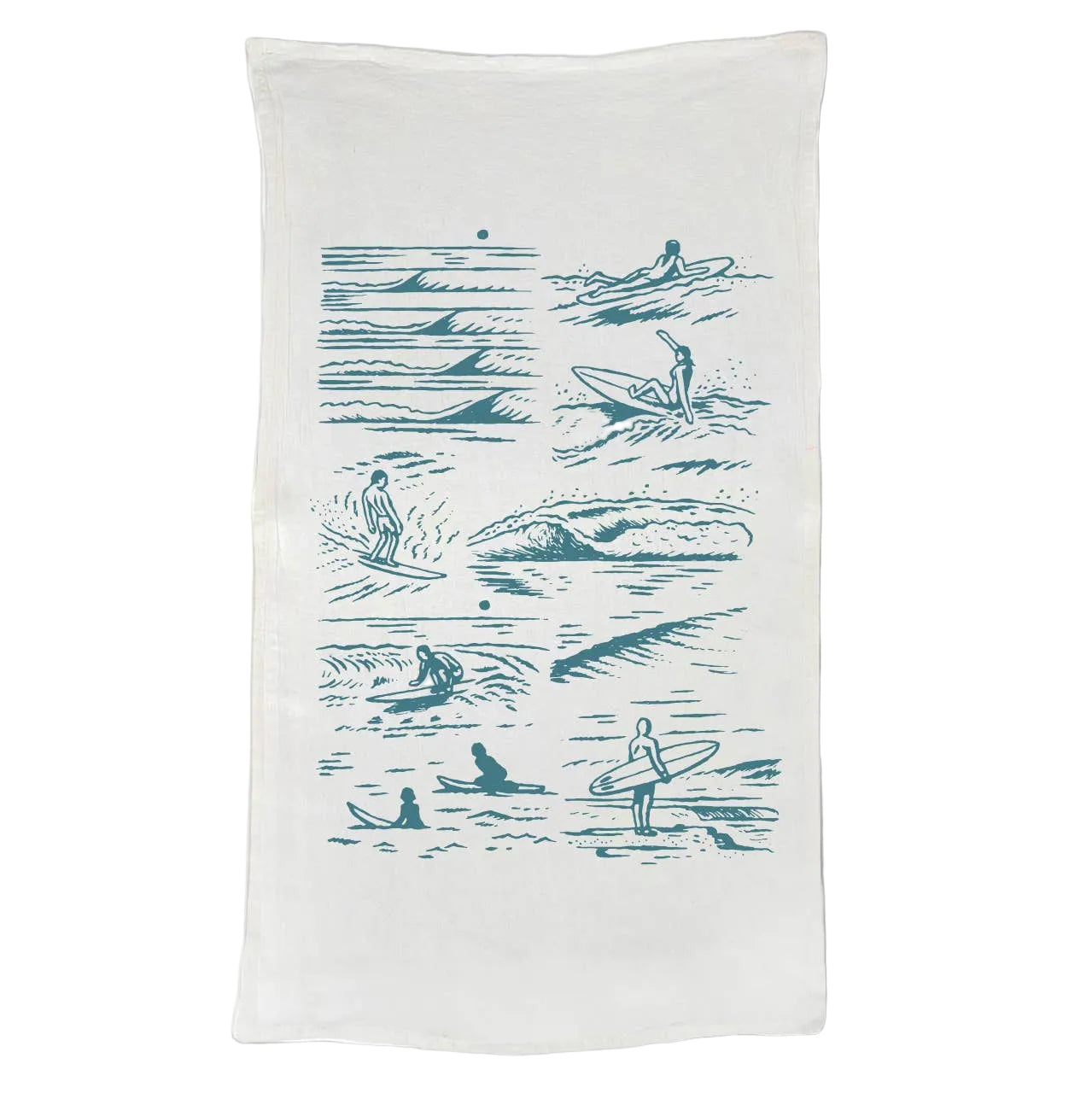 Surfers Tea Towel 
