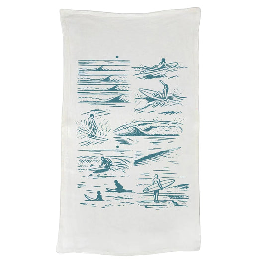 Surfers Tea Towel 