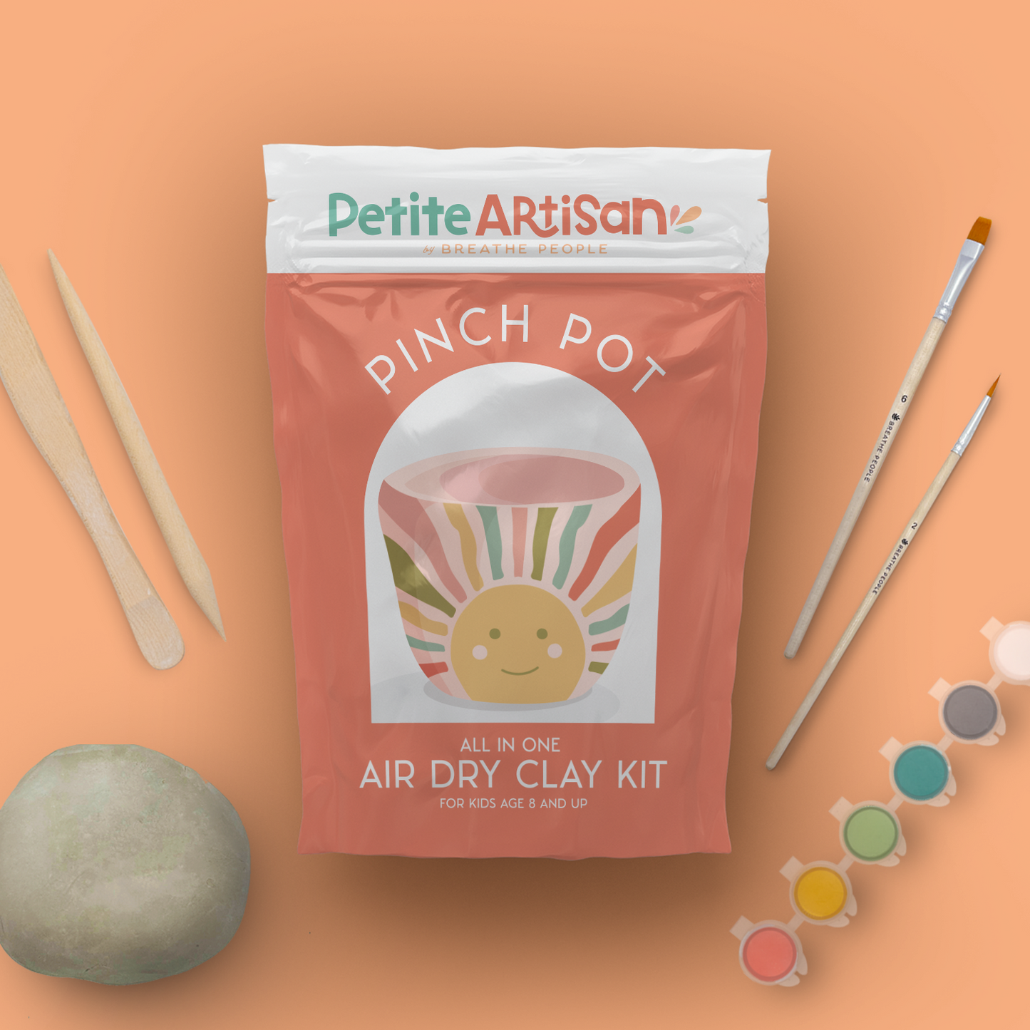 Pinch Pot KIDS DIY Clay Kit
