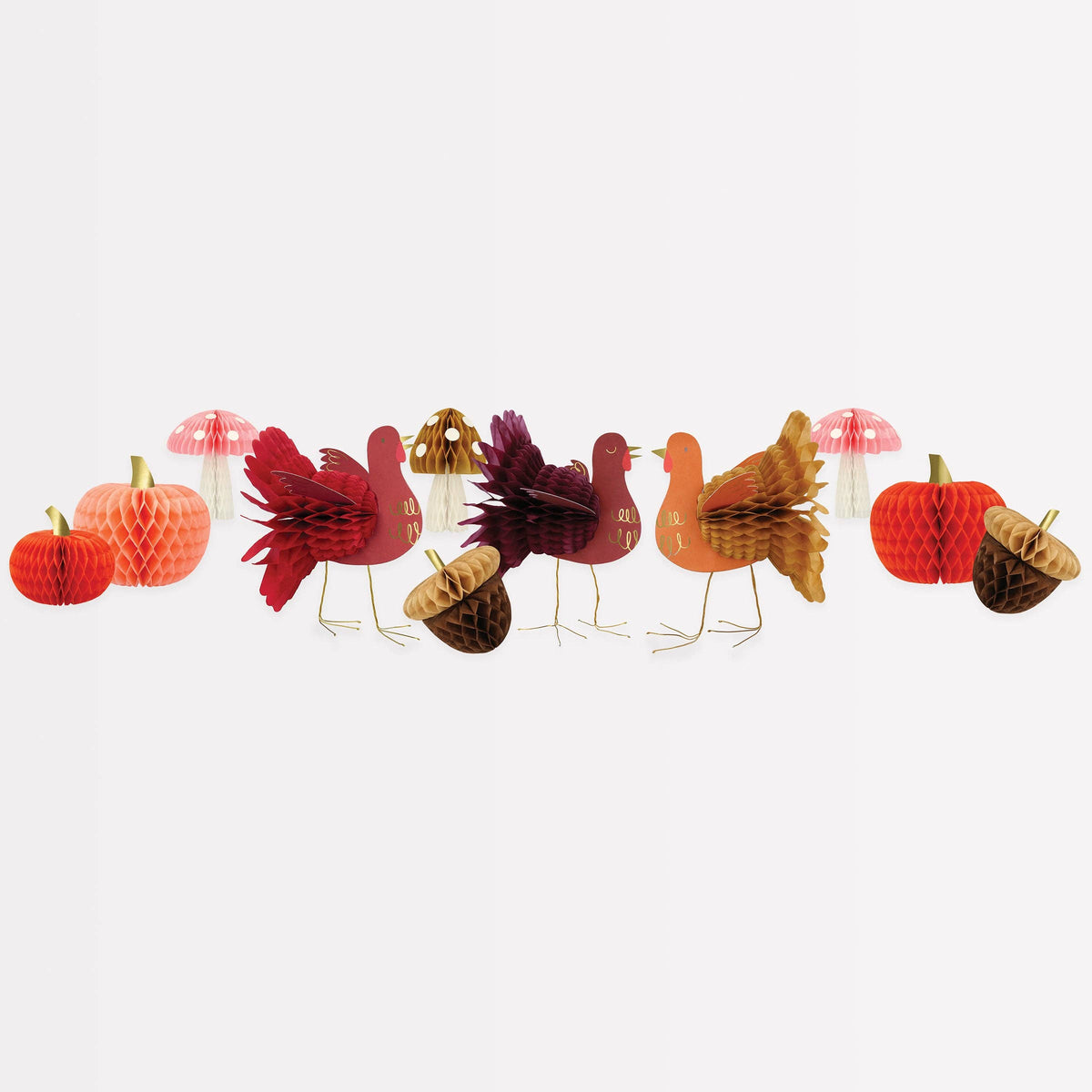 Thanksgiving Honeycomb Decoration
