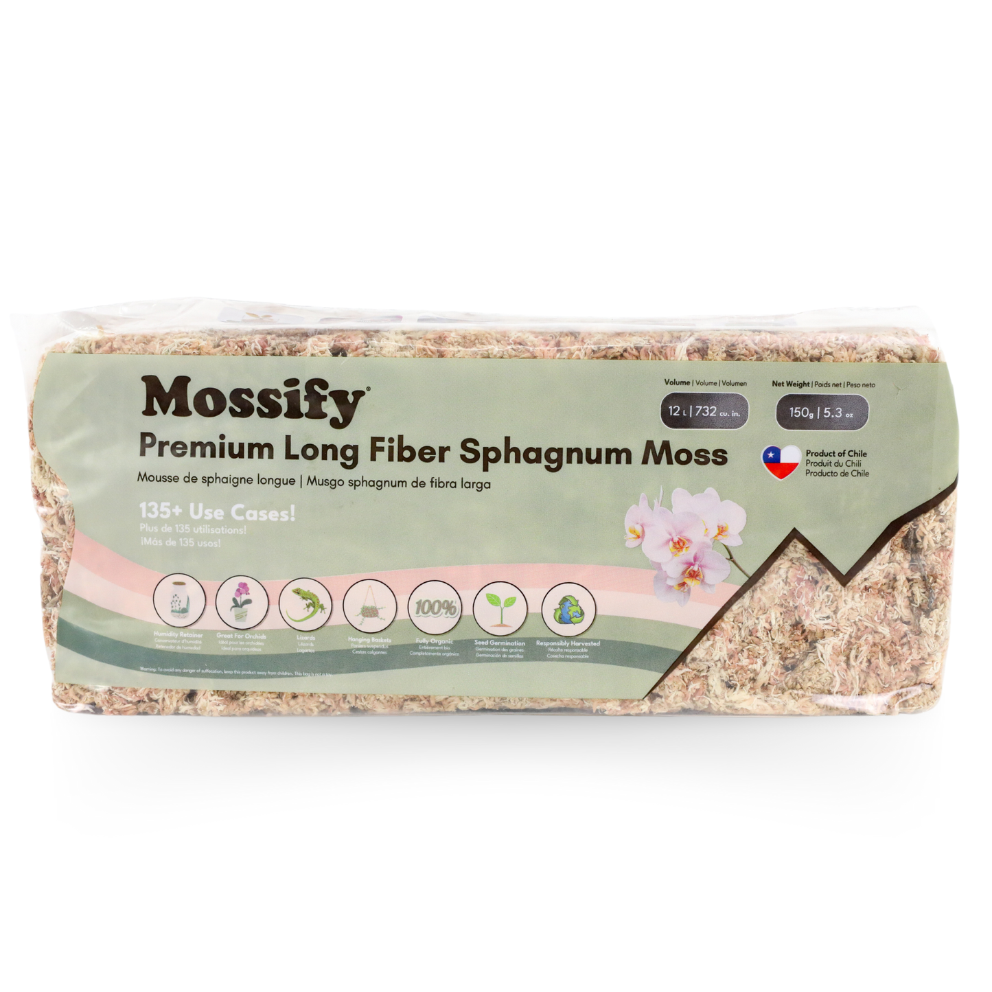 Long Fiber Sphagnum Moss