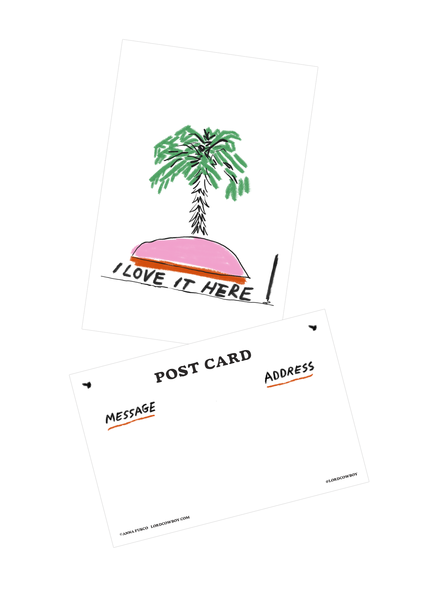 I Love It Here Postcards
