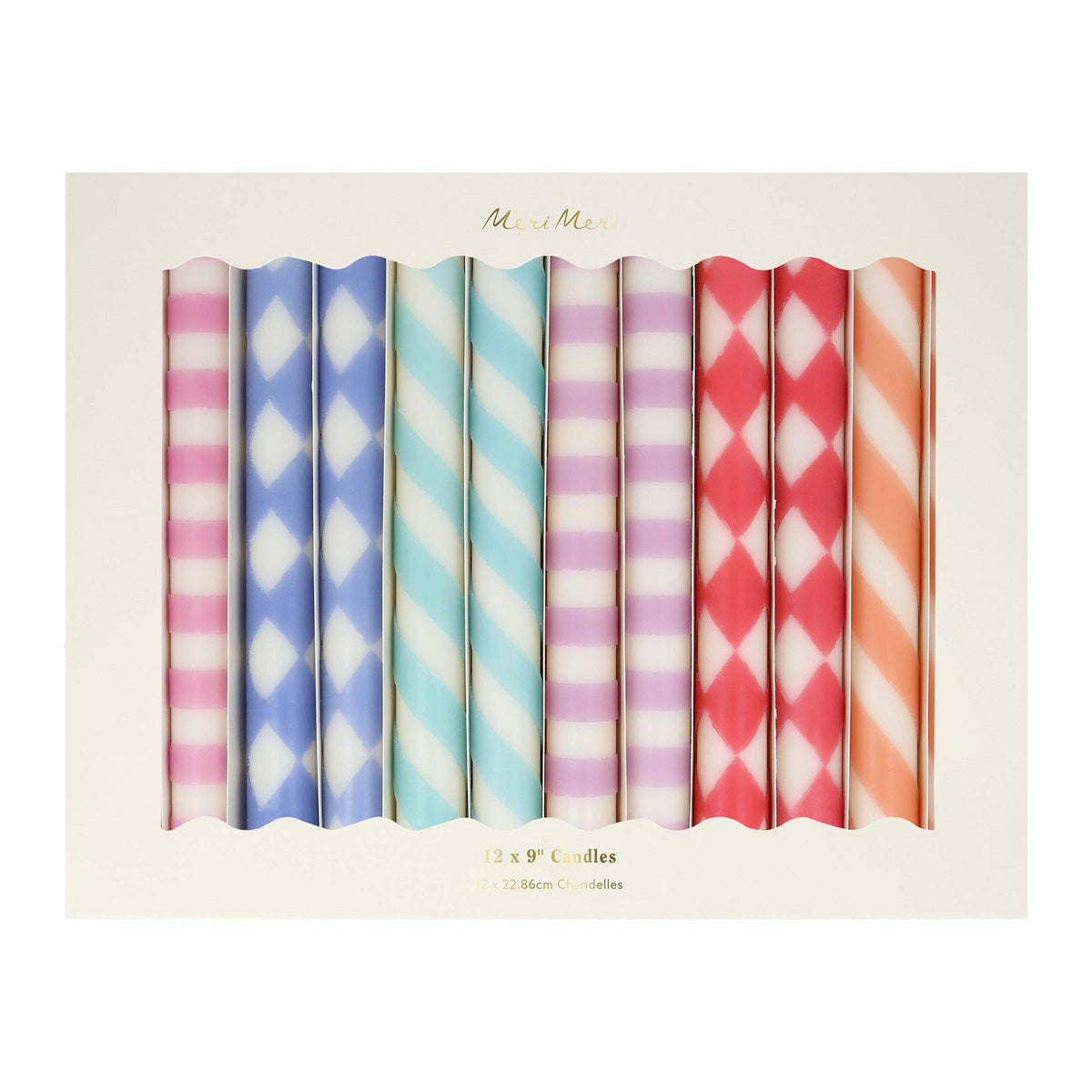 Patterned Table Candle