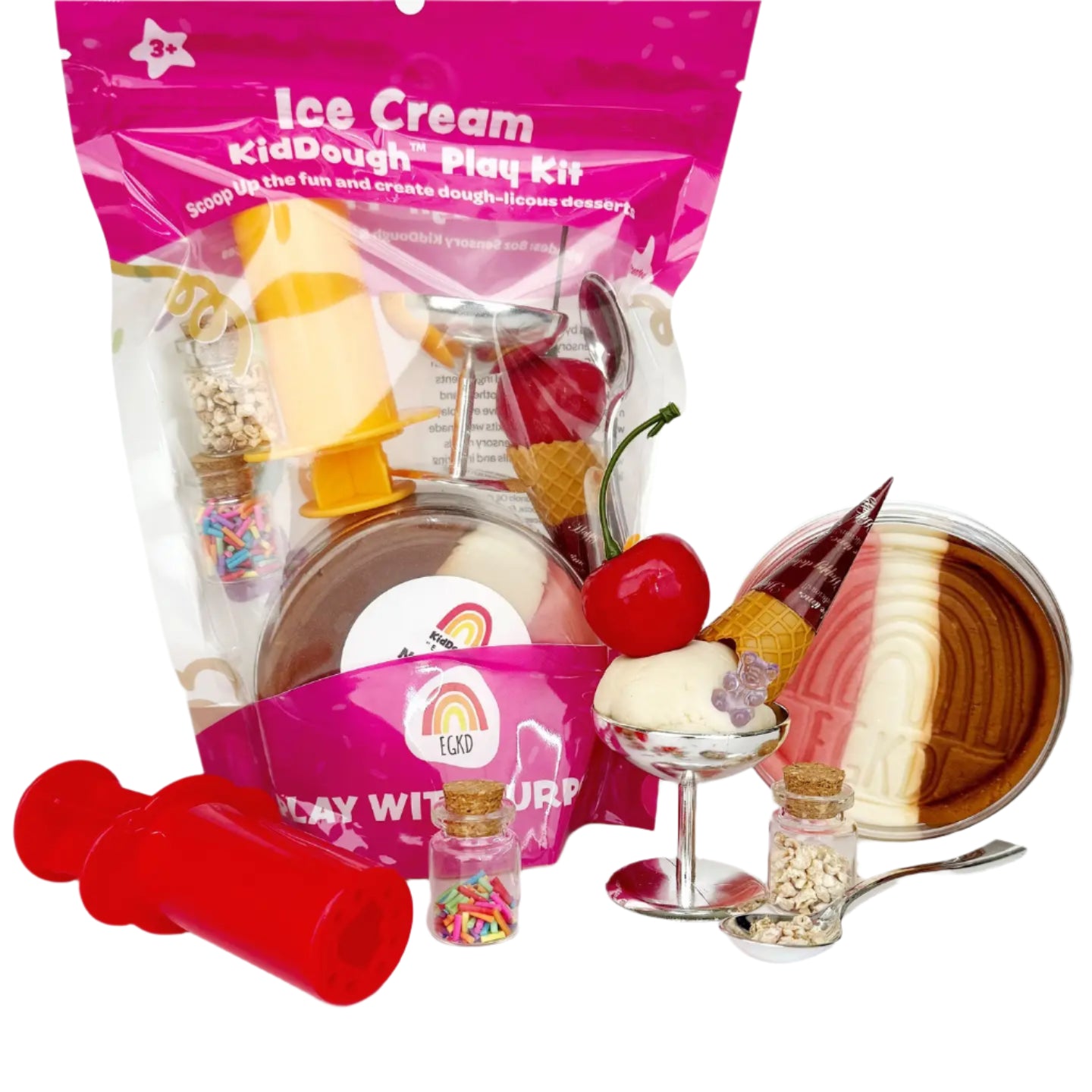 Ice Cream Kiddough Play Kit