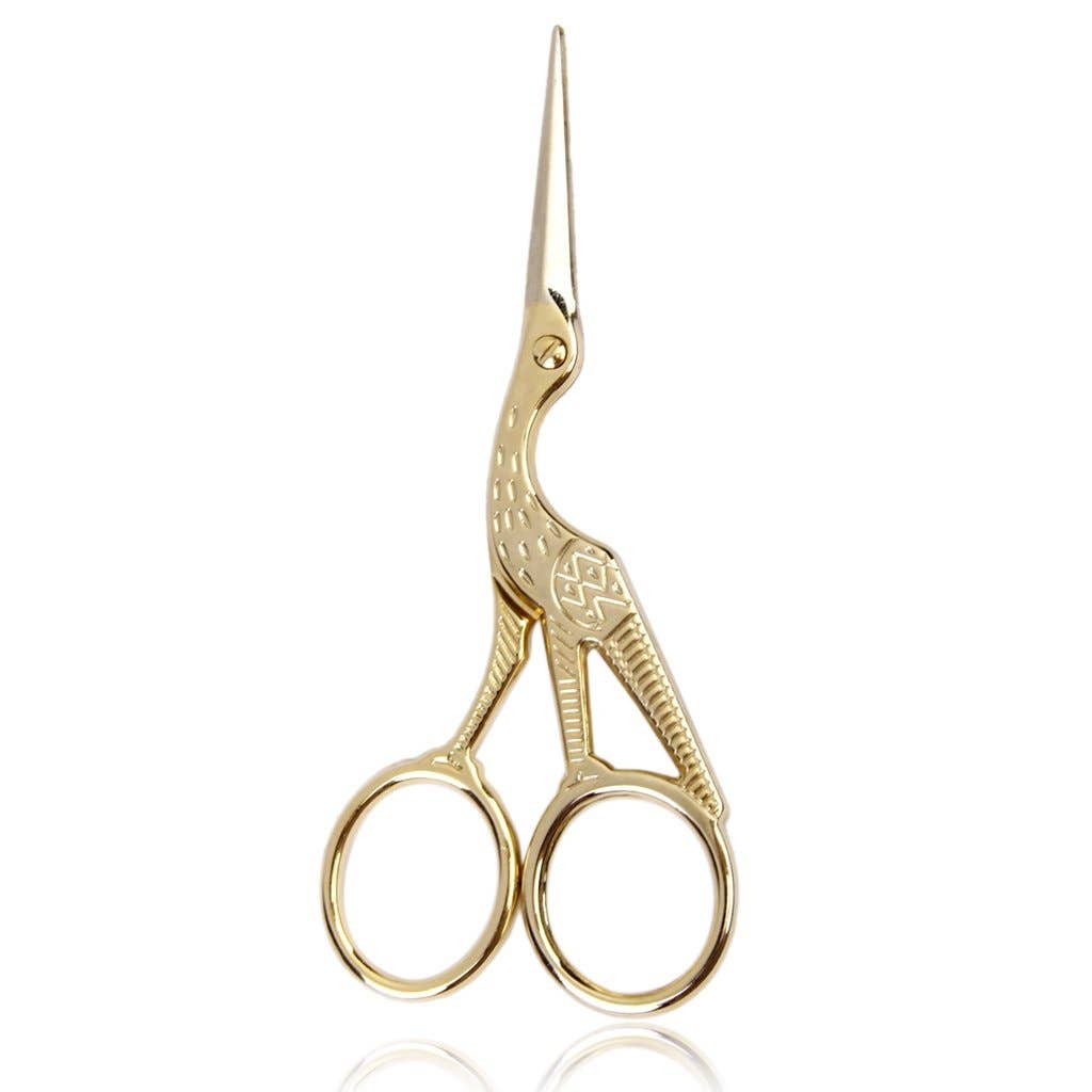 Gold Crane Scissors