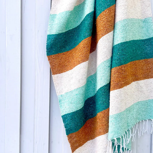 Golden Strand Throw Blanket