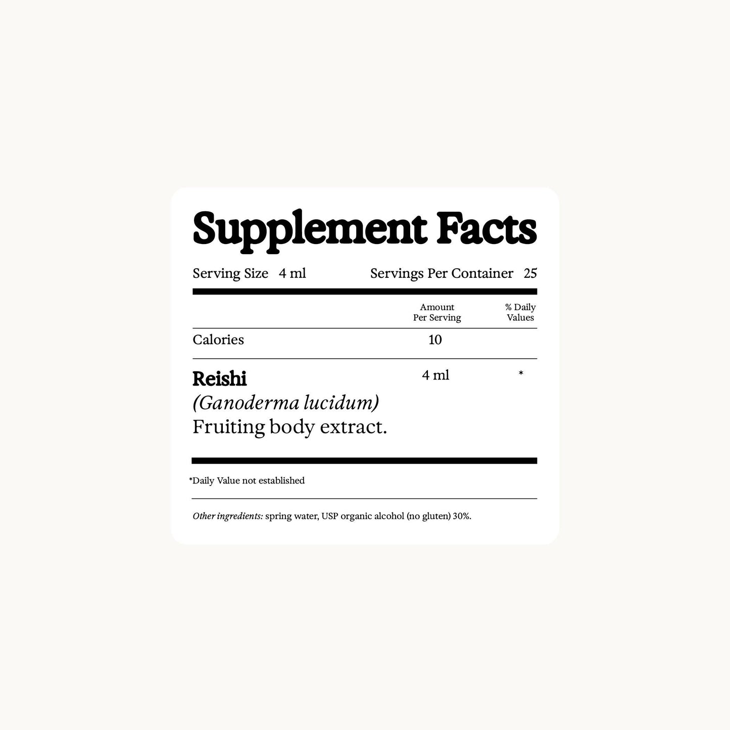 Reishi Dual Extract Tincture