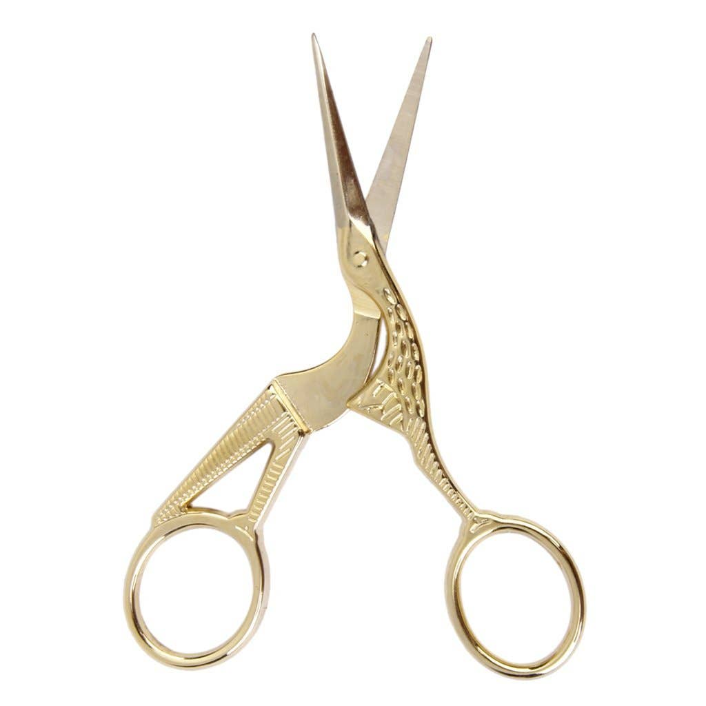 Gold Crane Scissors