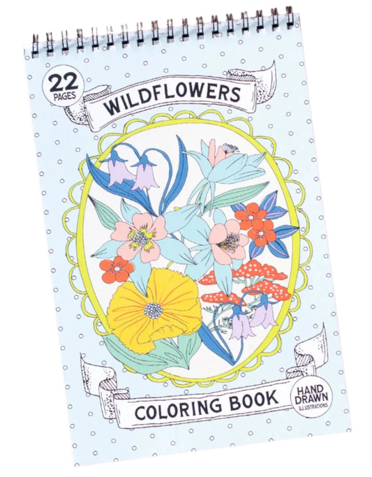 Wildflowers Coloring Book