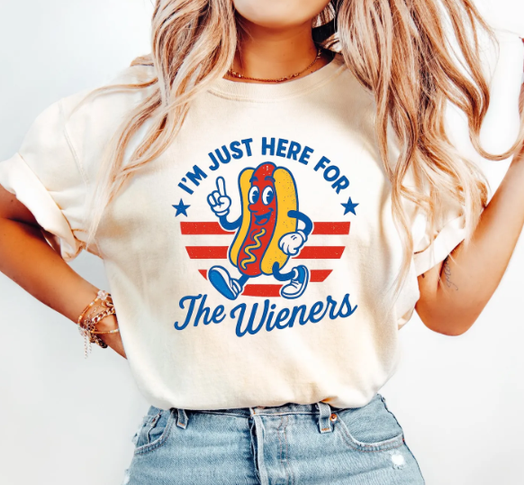 Here For The Wieners Shirt