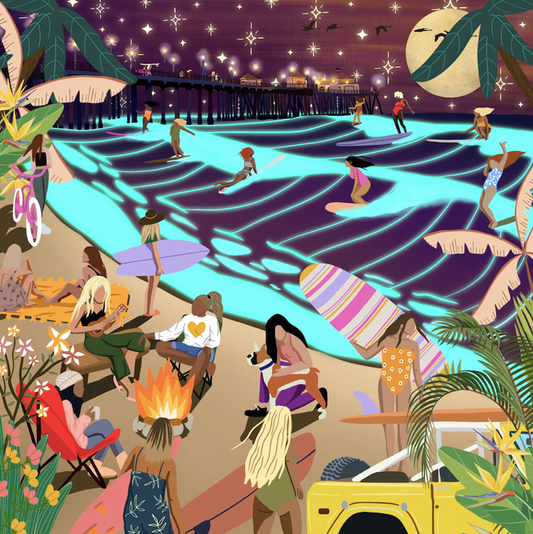 Full Moon Surf Puzzle