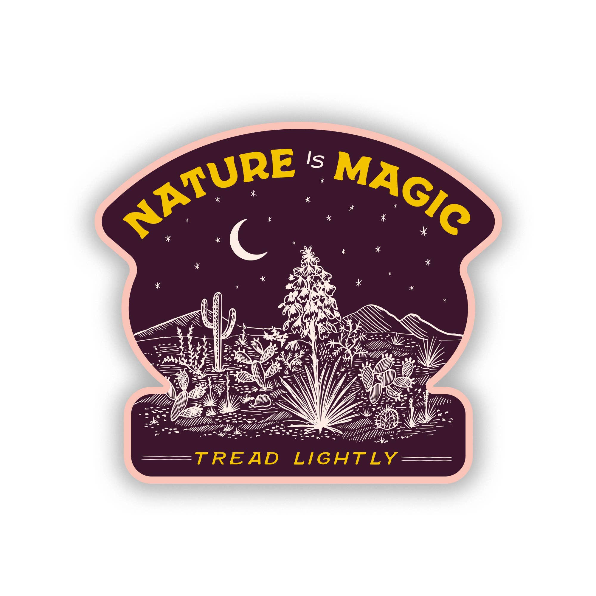 Nature is Magic Single Sticker – A Maker's Post