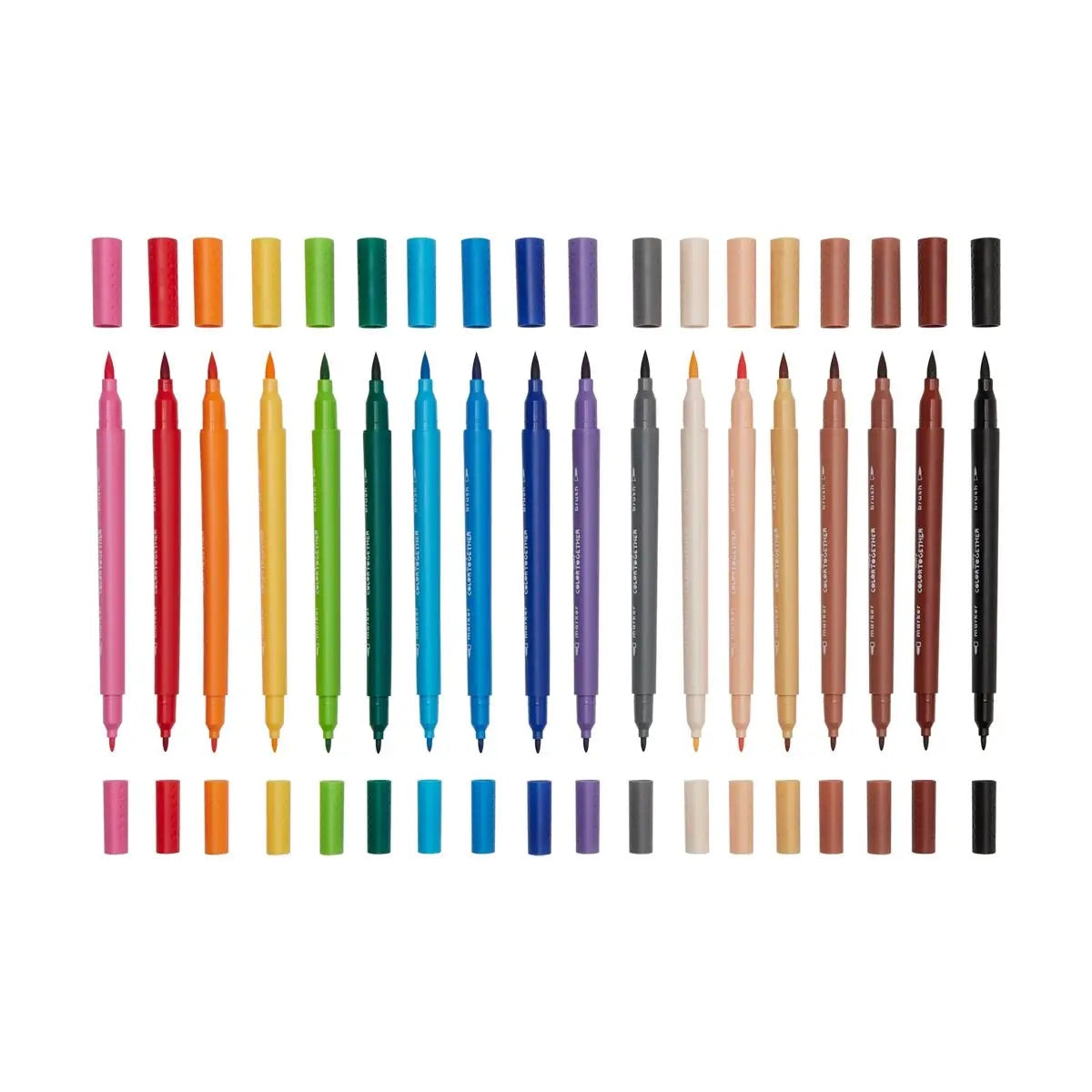 Brush & Fine Tip Double-Ended Markers