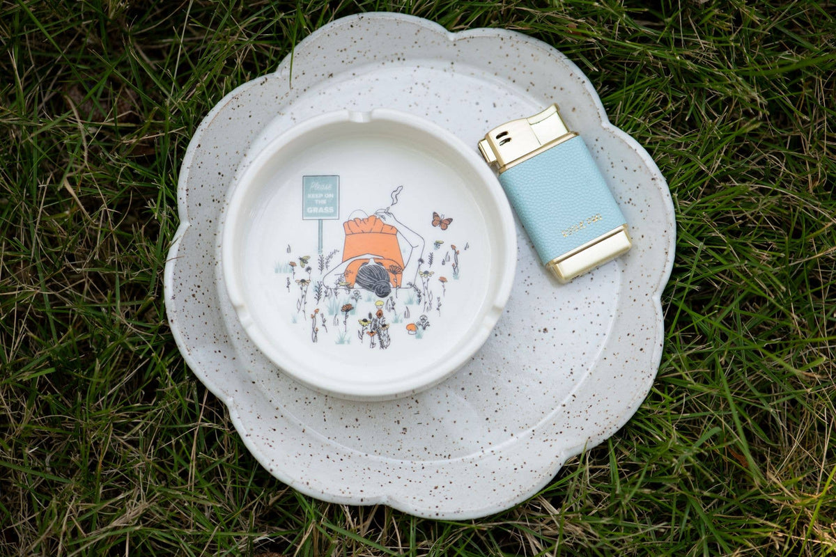 Porcelain Vintage Ashtray