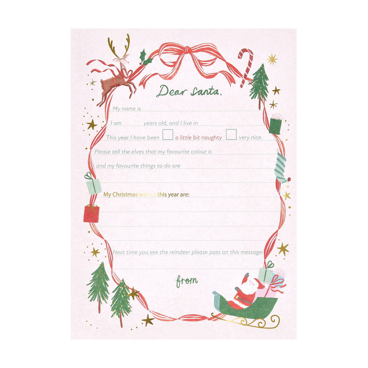 Letter To Santa Kit