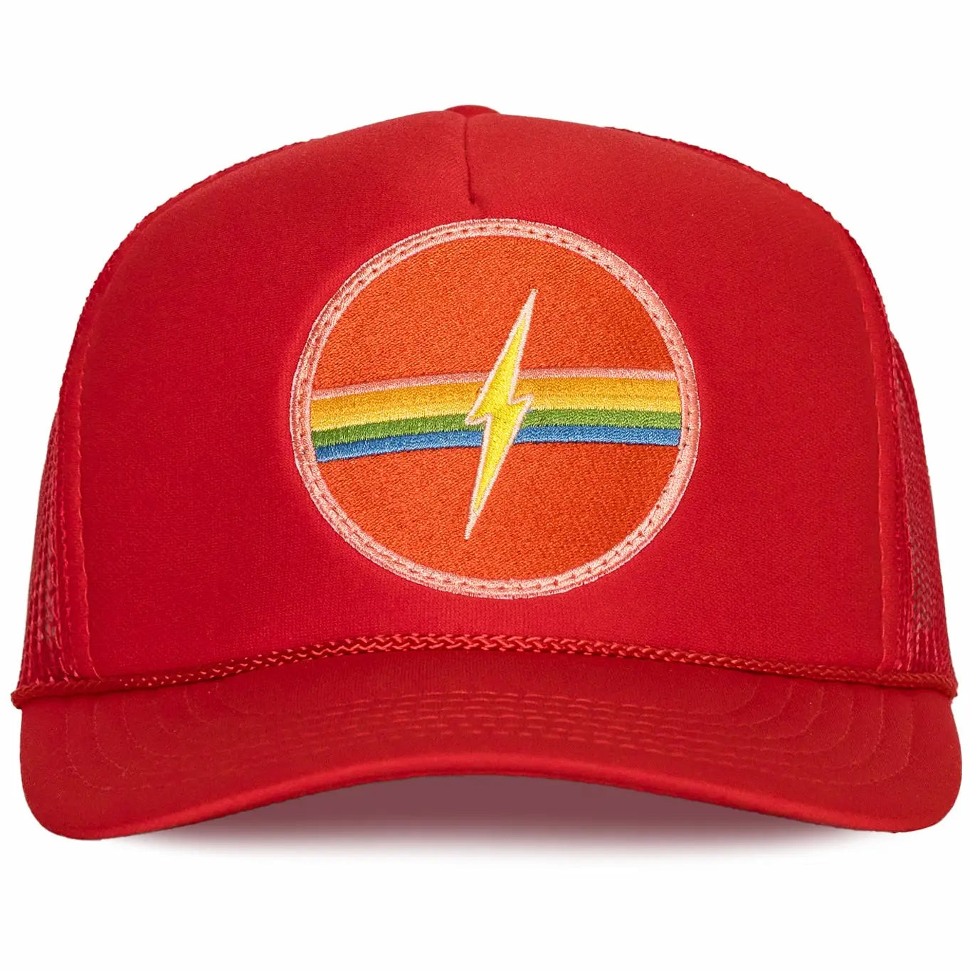 Electric Rainbow Trucker Hat