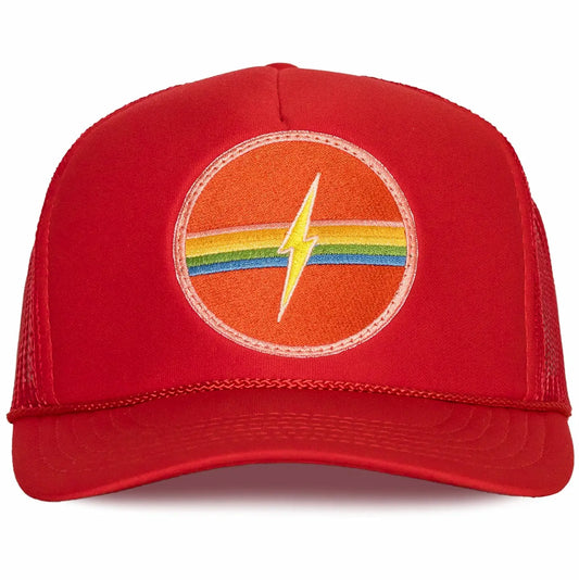 Electric Rainbow Trucker Hat