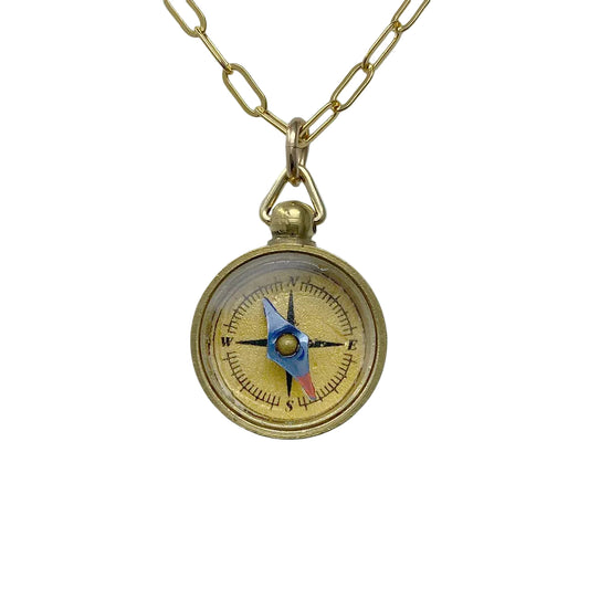 Tiny Compass Necklace