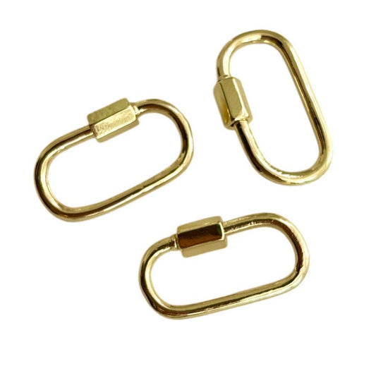 Gold-Filled Carabiner