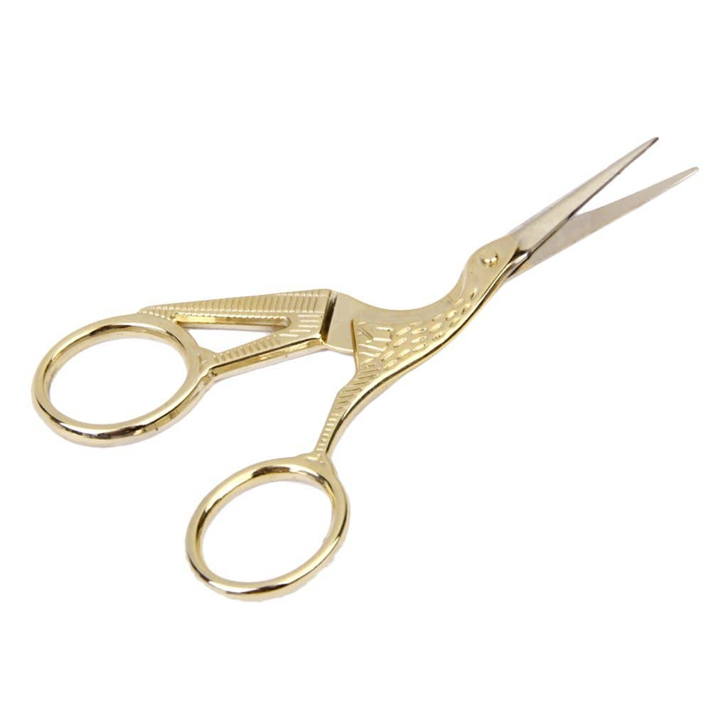 Gold Crane Scissors
