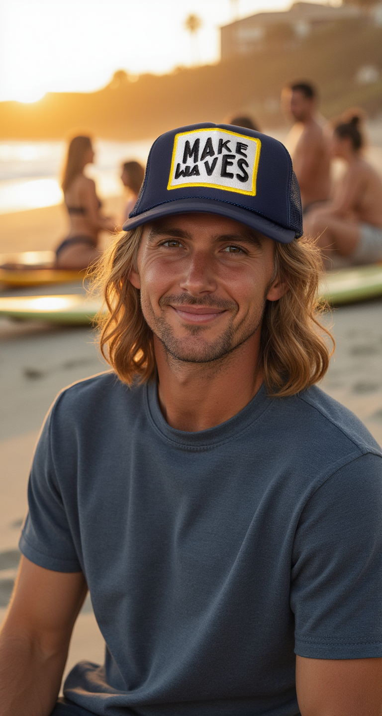 Make Waves Trucker Hat