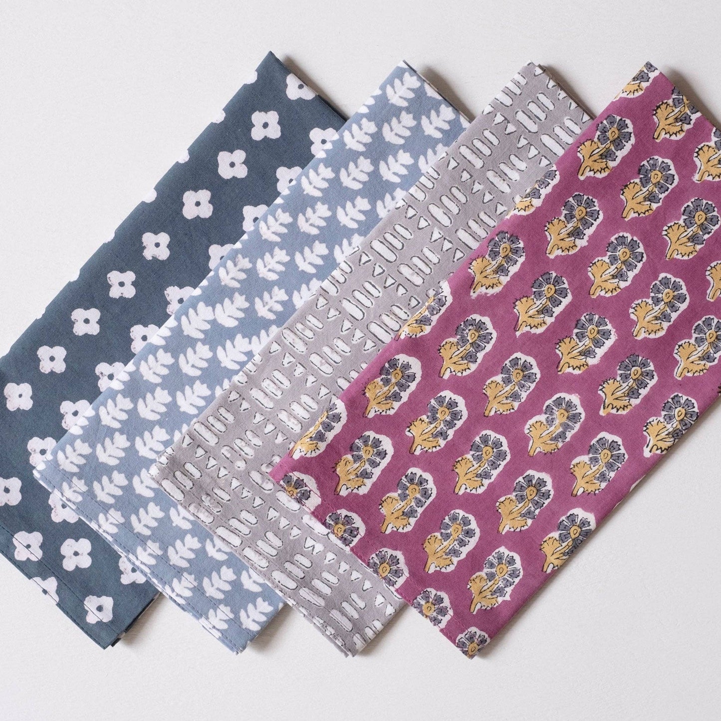Block Print Napkins set/4