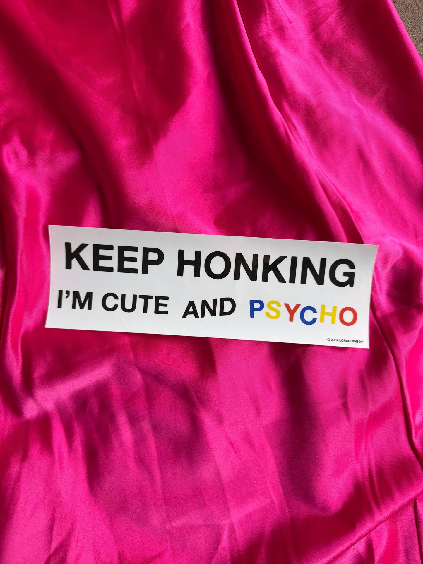 Sticker: Cute and Psycho