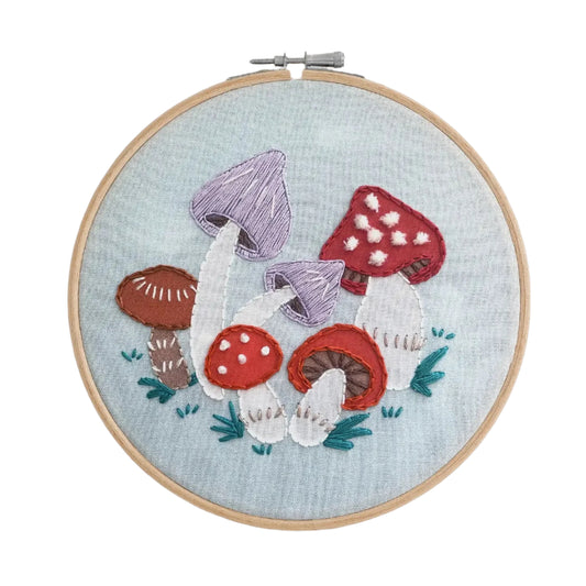 Mushrooms Embroidery Kit