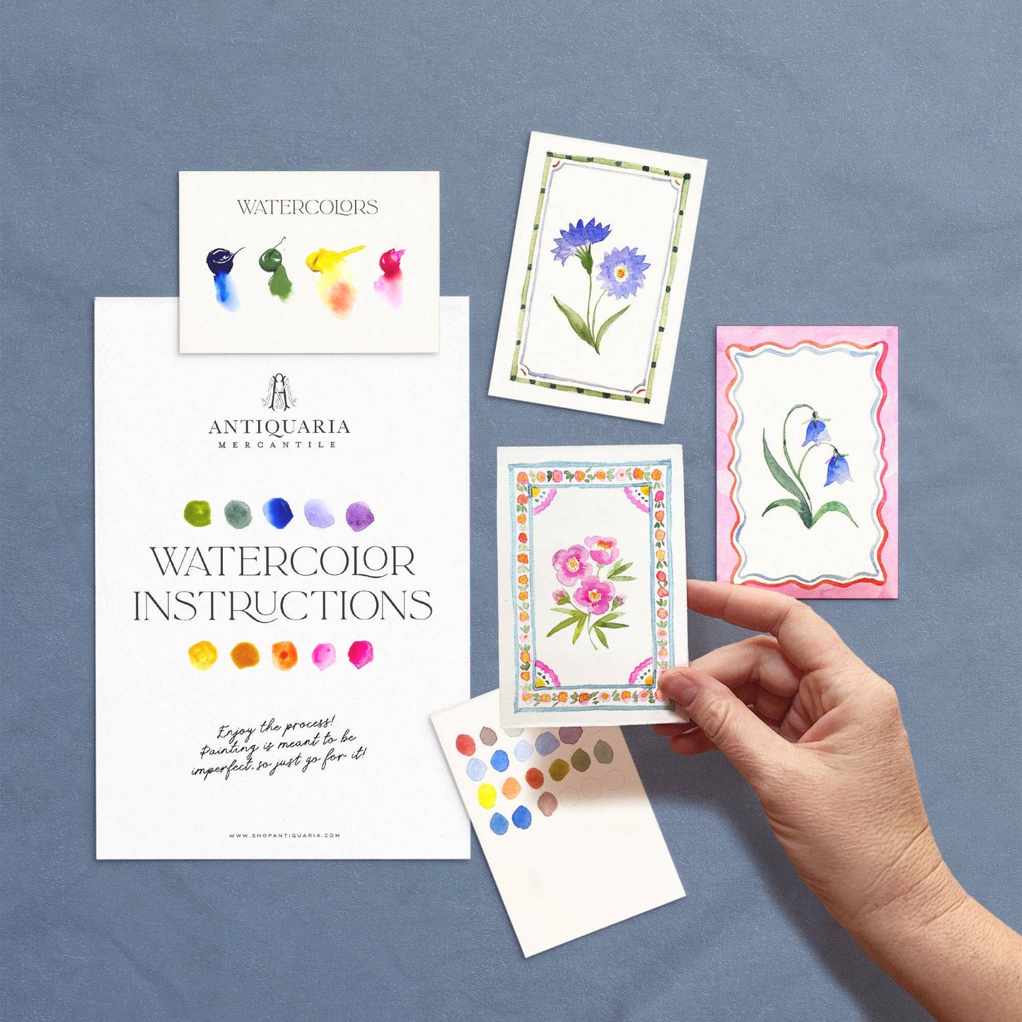 Mini Watercolor Painting Kit