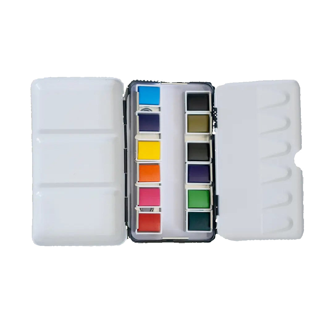 Mini-Travel Watercolor Paint Palette
