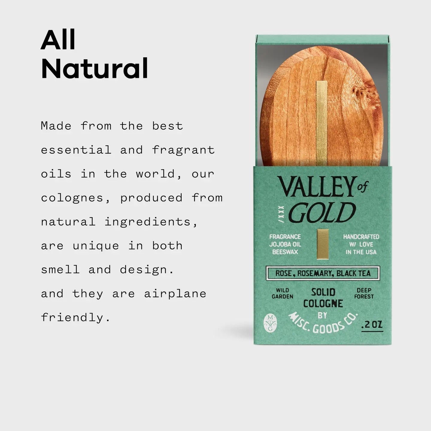 Valley of Gold Solid Cologne