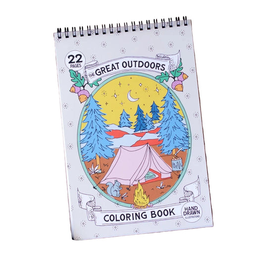 Outdoor Adventure Coloring Book