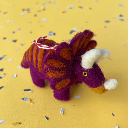 Felt Triceratops