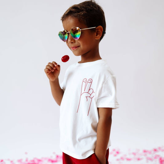 PEACE + LOVE Kids Tee