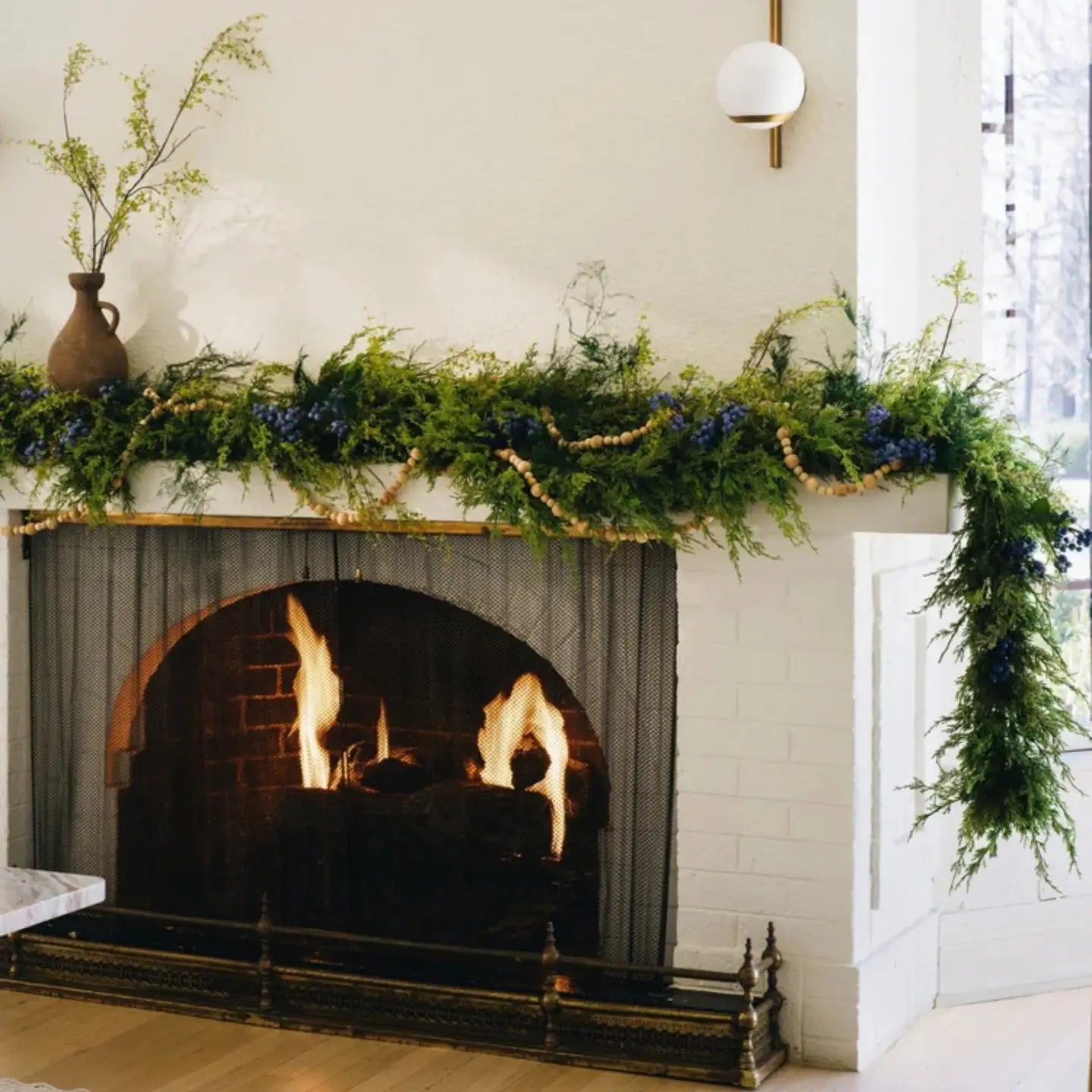 Deluxe Artificial Cedar Garland - 108"