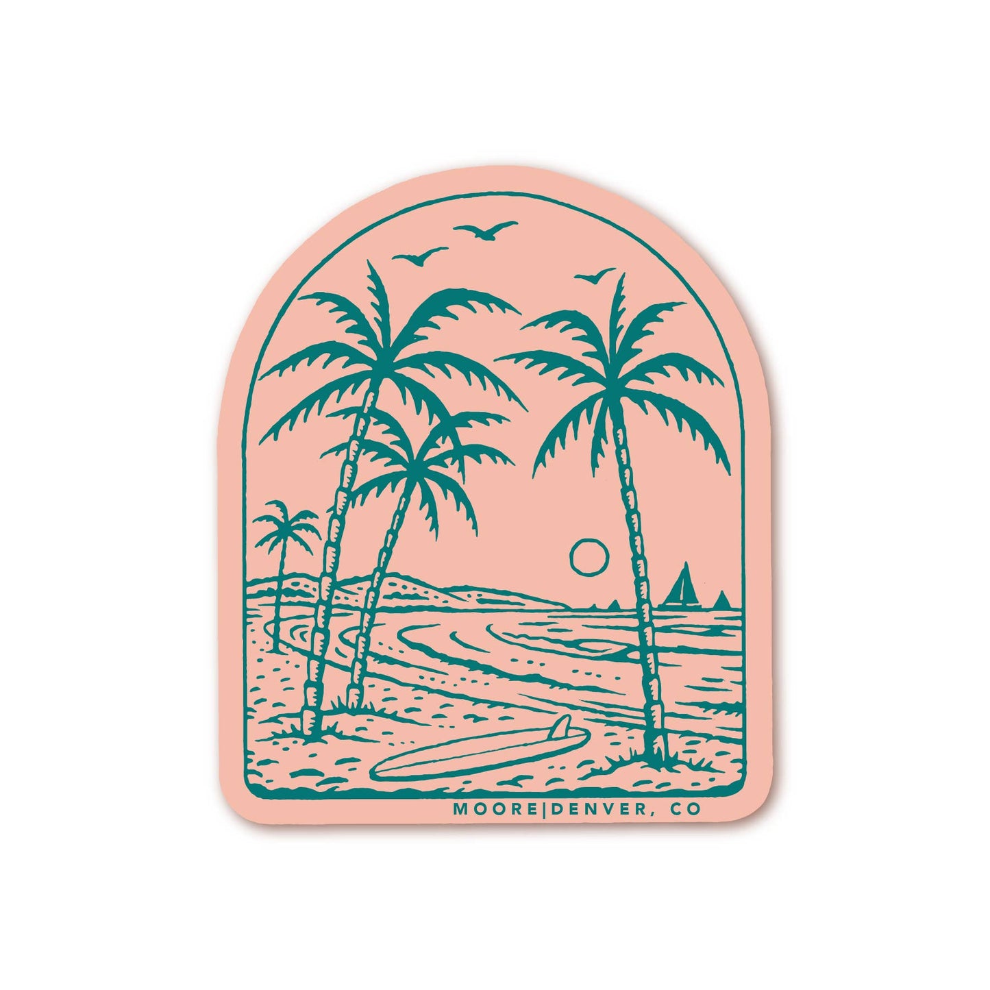 Beach Life Sticker
