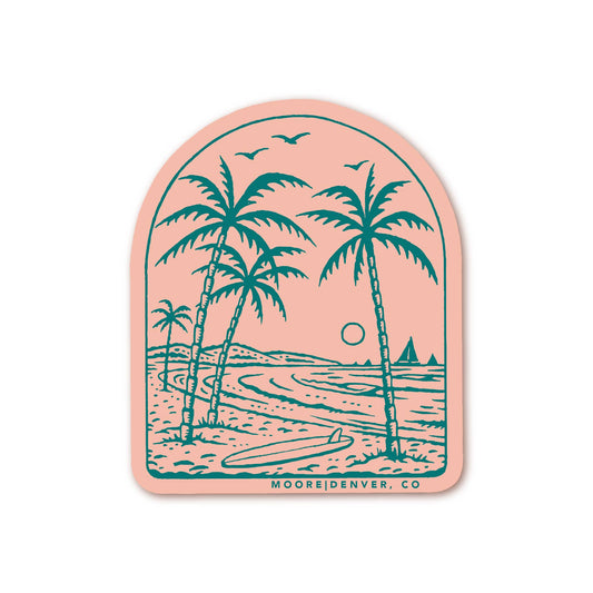 Beach Life Sticker
