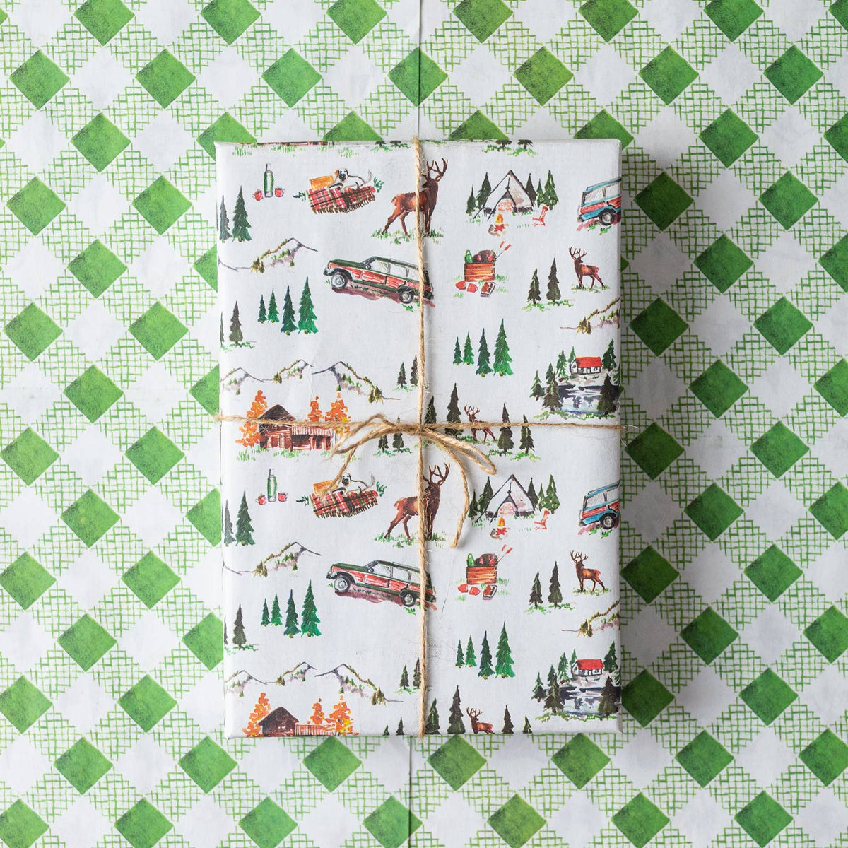 Mountain Cabin Eco Gift Wrap