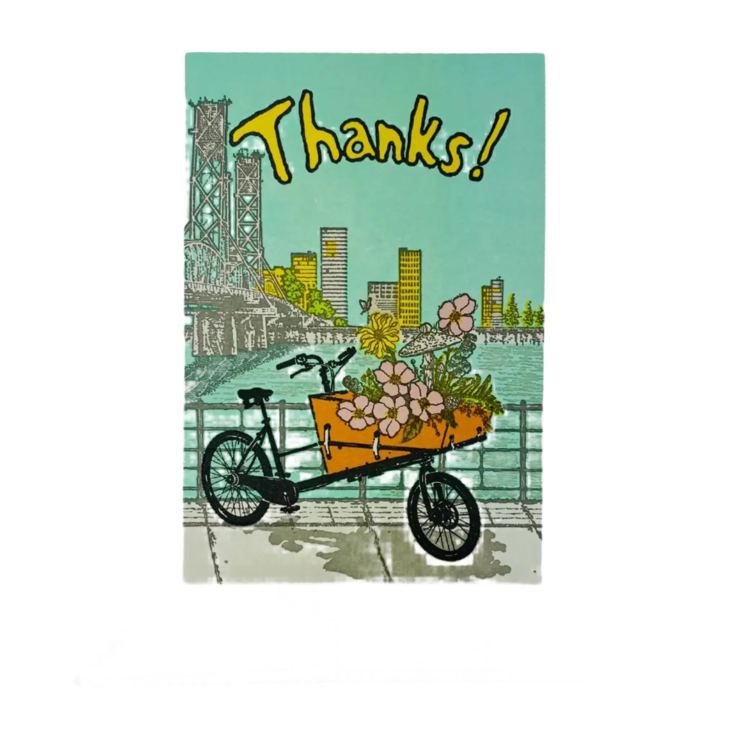 Cargo Bike Thanks Card