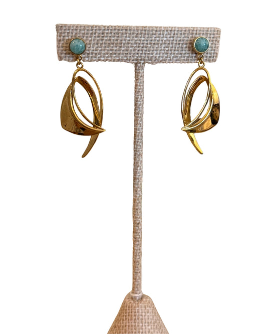 Amazonite Sail Earrings