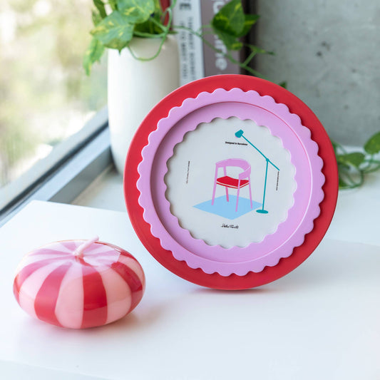 Round Glossy Photo Frame