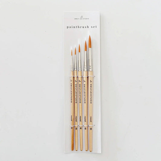 Watercolor Paintbrush Set/5