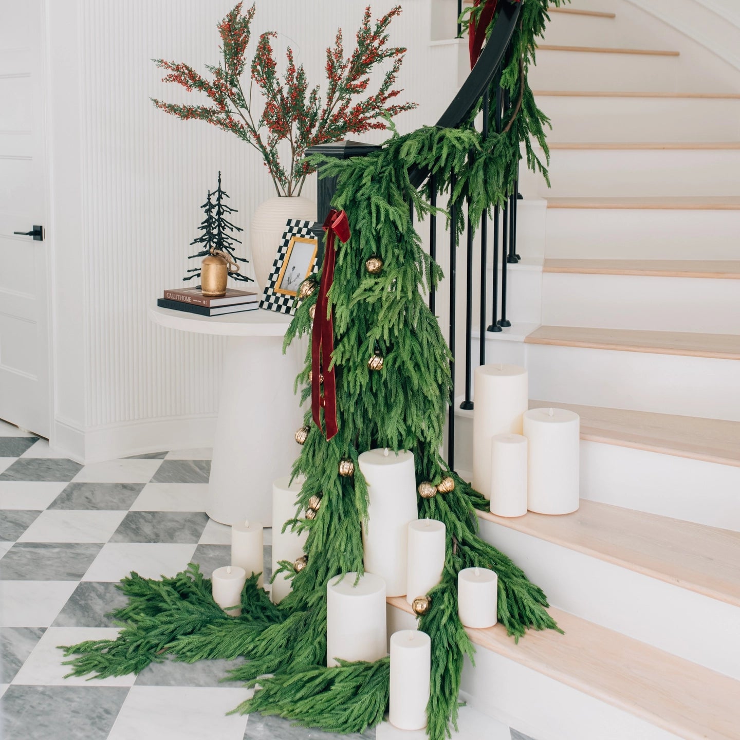 Real Touch Norfolk Pine Garland - 180"