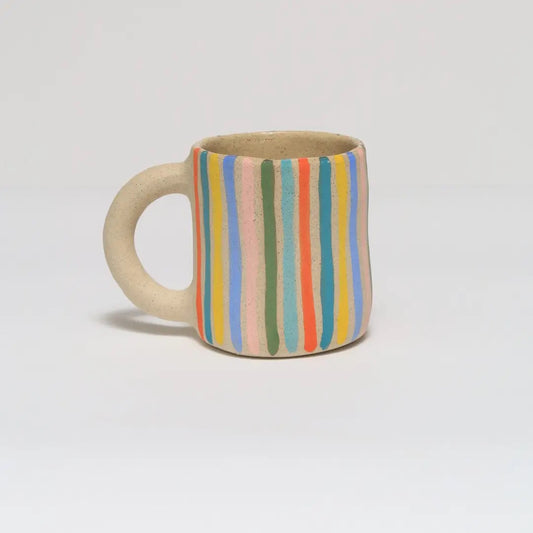 Melville Ceramic Striped Mug