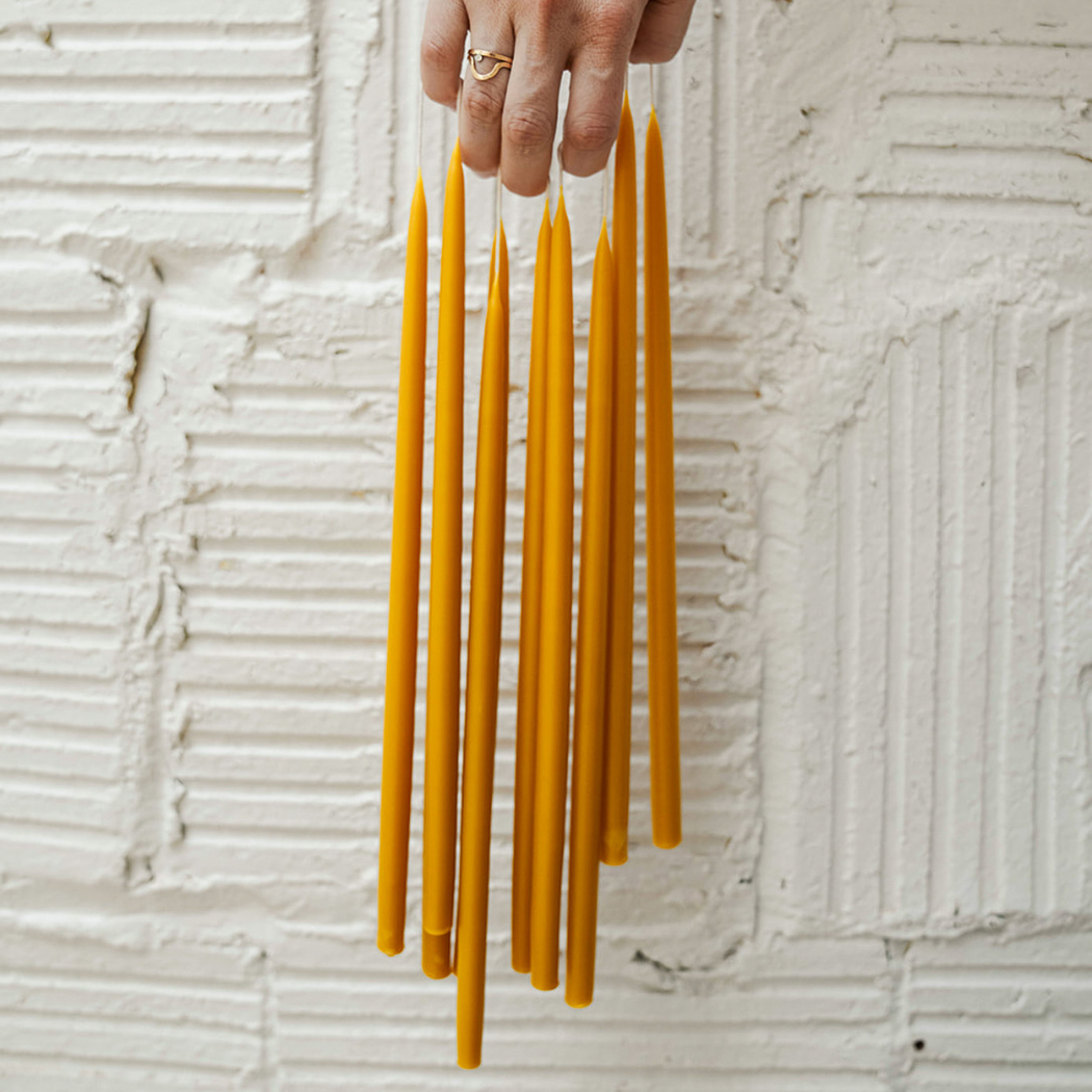 Beeswax Taper Candle